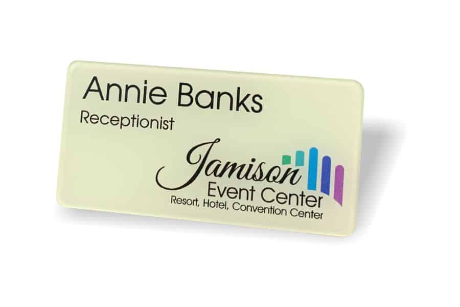 Event Center Name Badge