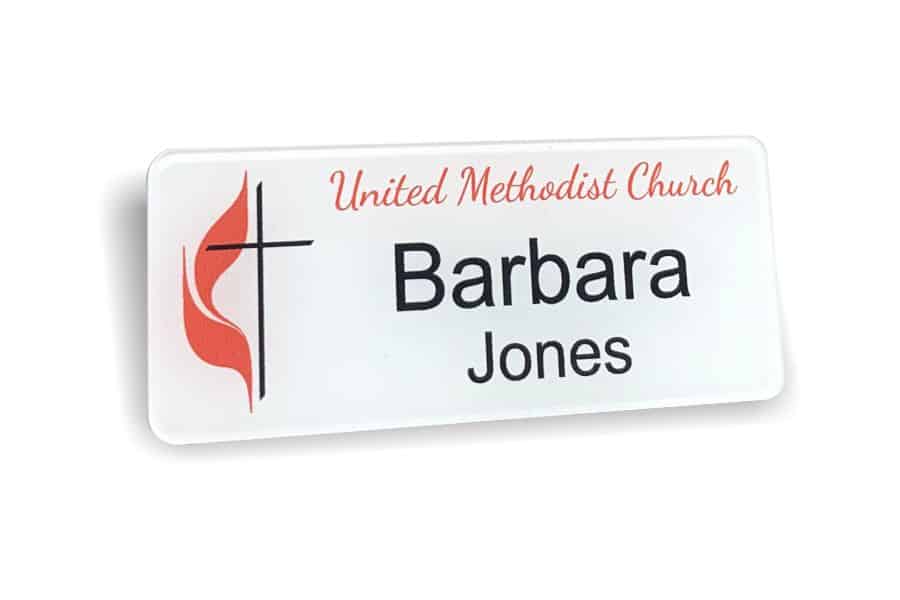 Church Name Badge