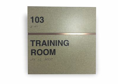Training Room Sign