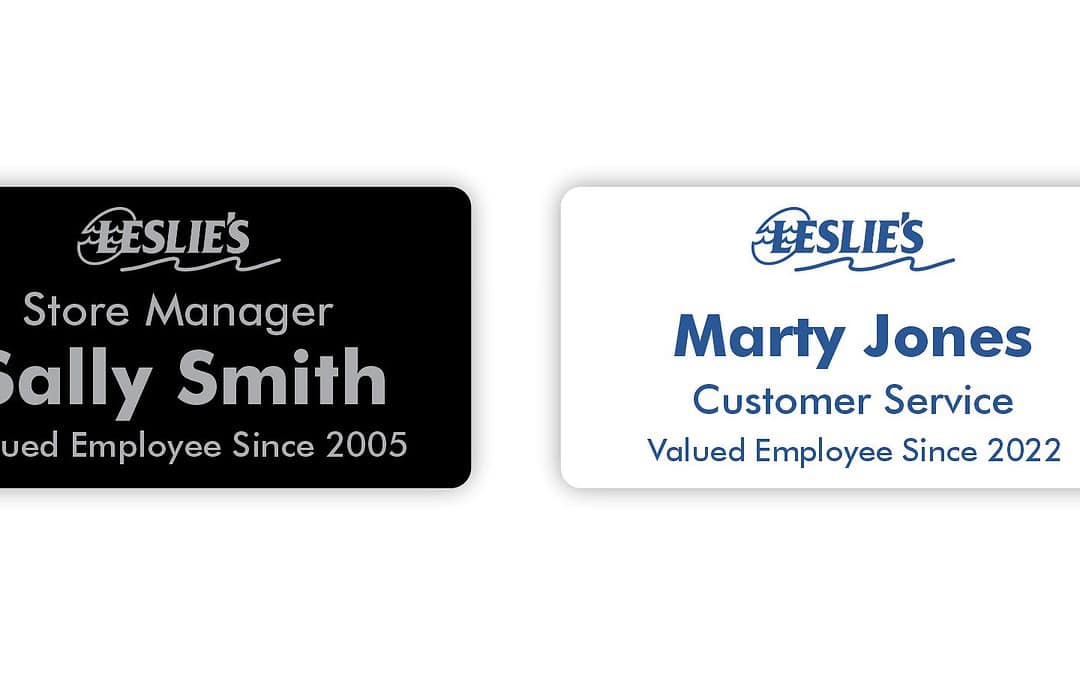 Personalized Name Badges for Employee Recognition Tools