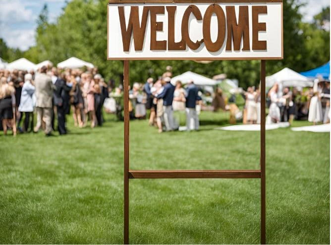 Class Reunion Welcome Sign